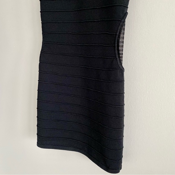 Romeo & Juliet Couture Black Bodycon Mini Dress Size Small - Picture 3 of 6